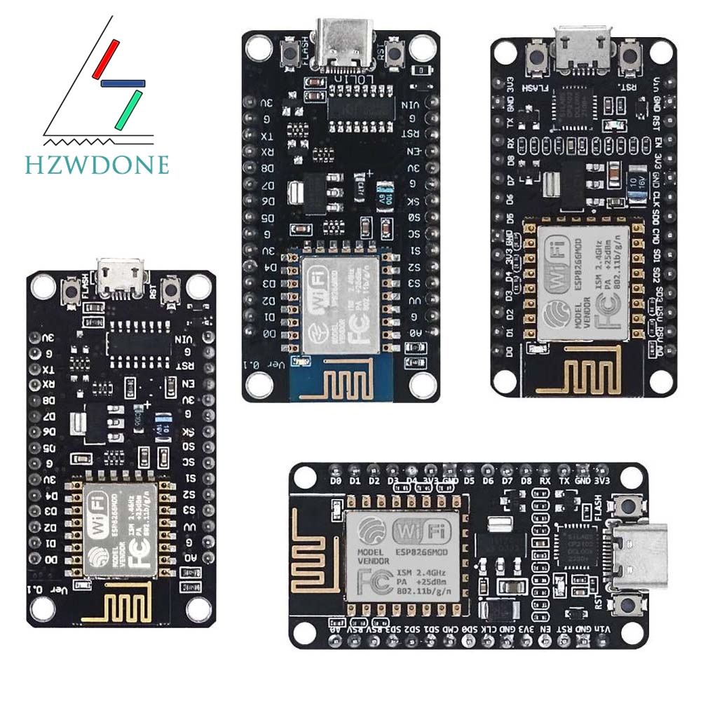 Nodemcuv2 - Moduł bezprzewodowy CH340 CP2102 NodeMcu V3