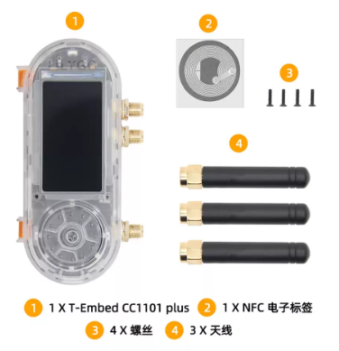 Lolin S3 - Płytka rozwojowa LILYGO T-Embed-CC1101 ESP32-S3 z