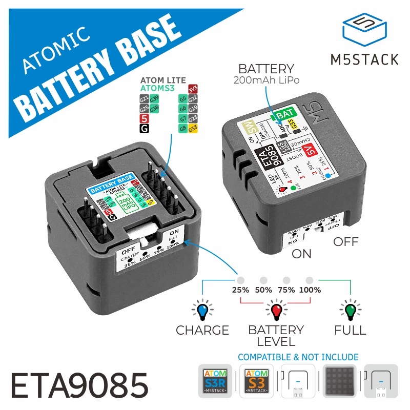 Baza zasilająca M5Stack Atomic – M5Stack Core2 recenzja i cena