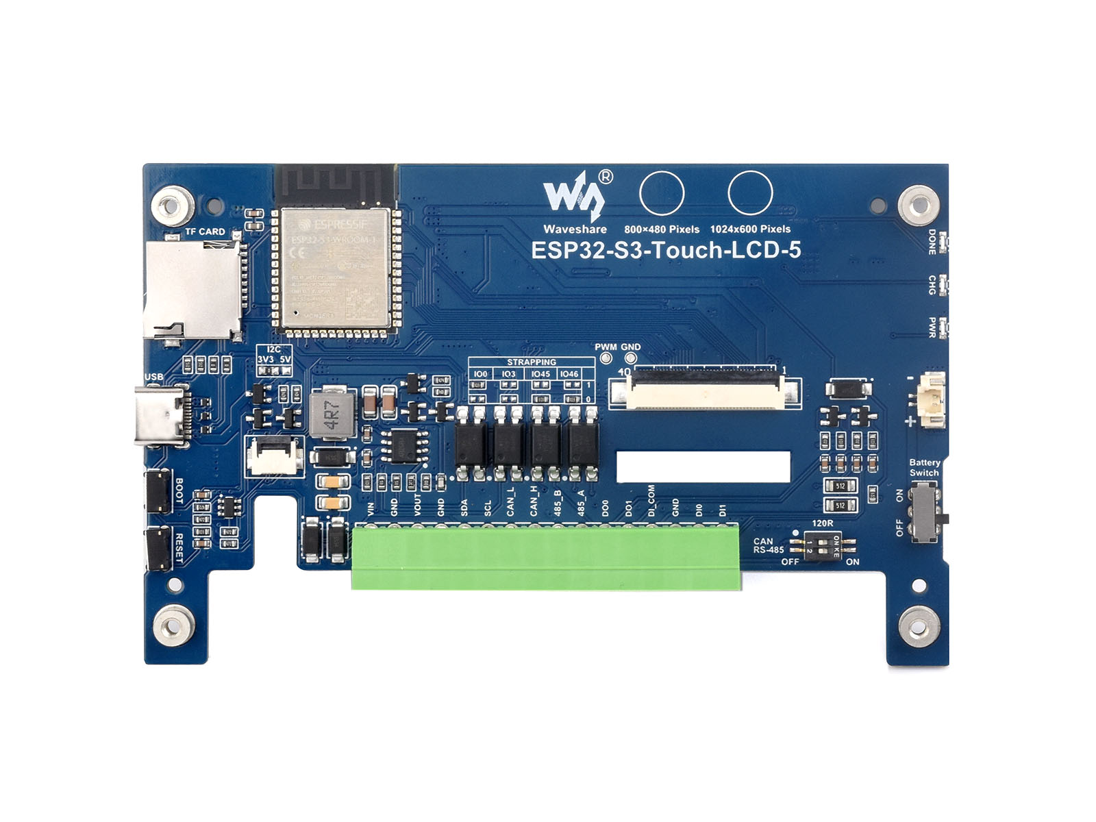 Waveshare ESP32-S3 5-calowa pł – Lolin S3 recenzja i cena