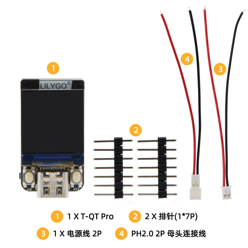 LILYGO T-QT Pro ESP32-S3 GC9A0 – Lolin S3 recenzja i cena