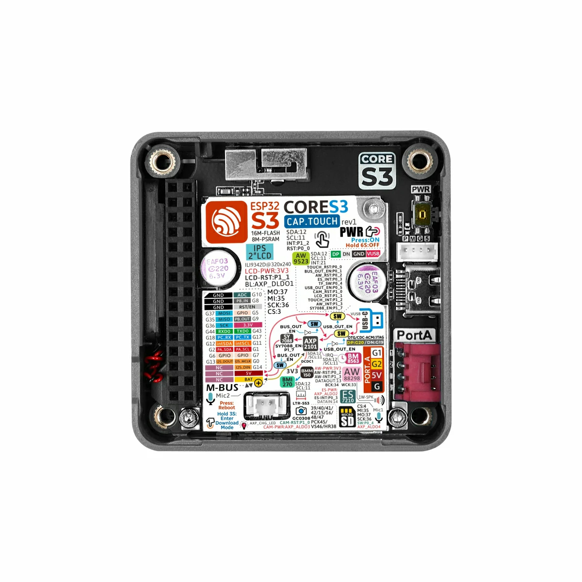 M5Stack CoreS3 Lite Programowa – Doit Esp32 recenzja i cena