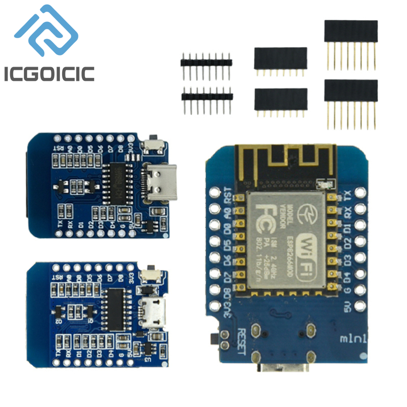 D1 Mini-Mini NodeMcu 4M bajtów – Wemos D1 recenzja i cena