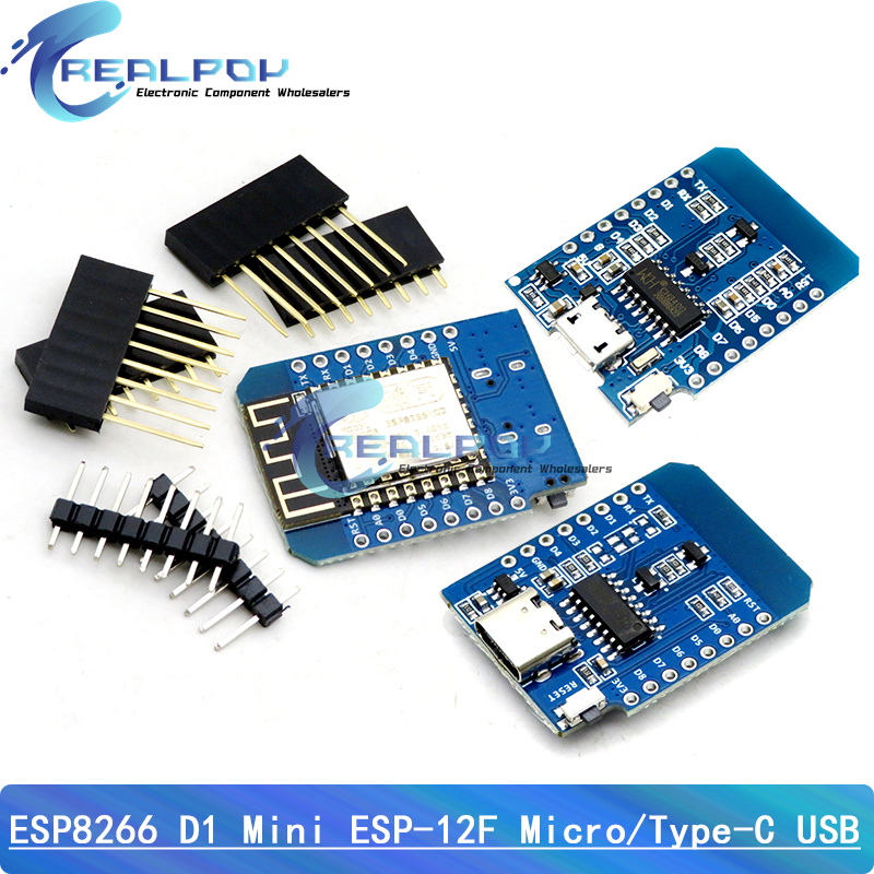 D1 Mini TYPE-C / MICRO ESP8266 – Nodemcuv2 recenzja i cena