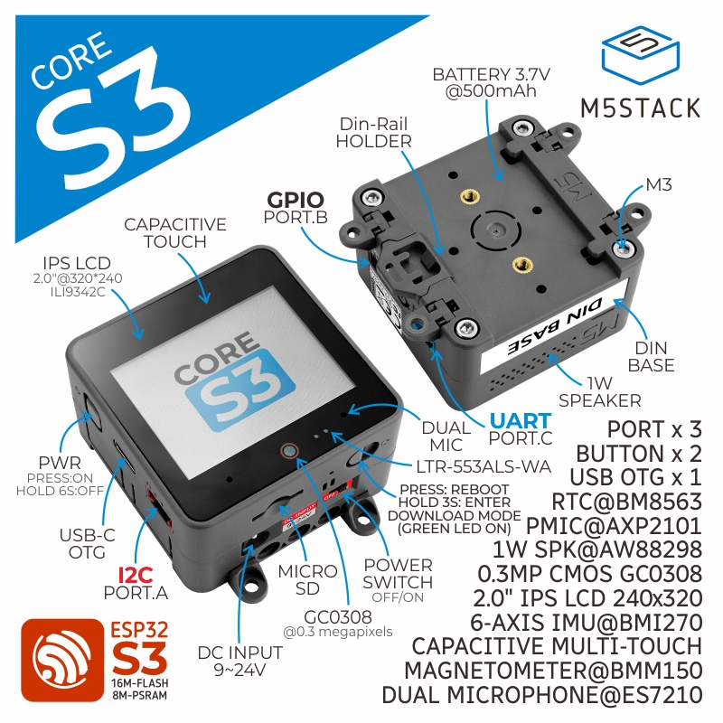 Oficjalny moduł M5Stack ESP32- – M5Stack Core2 recenzja i cena